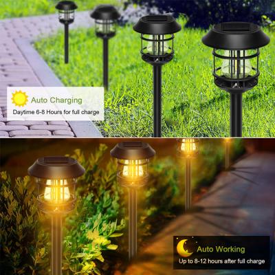 أضواء الحديقة الشمسية LED أضواء التنغستن أكثر إشراقا حديقة الديكور أضواء الكلمة مسار حديقة أضواء المناظر الطبيعية
